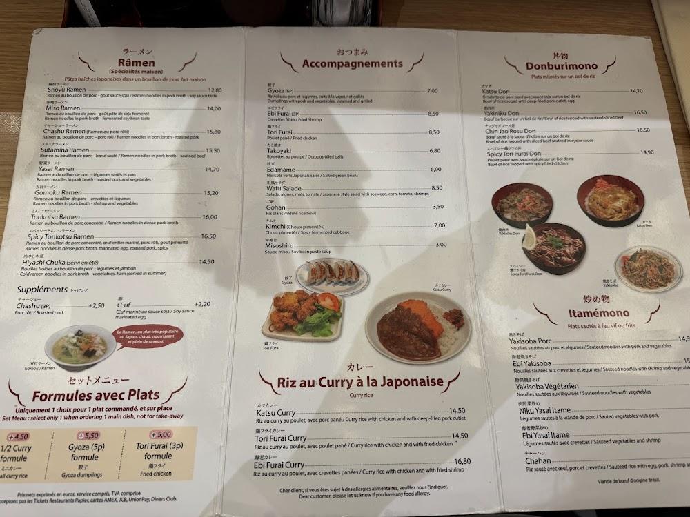 Sapporo - Menu Image 4